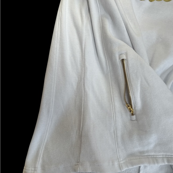 Mercedes Benz sweatshirt ladies women’s size M Gold hardware pockets authentic - Picture 10 of 12